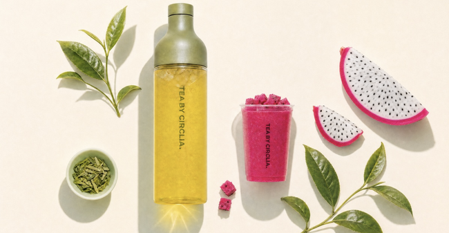 [5/30 Only · First 50 Cups Free] "A Clean Energy Alternative to Coffee." Next-Generation Tea Stand "TEA BY CIRCLIA" Featuring Organic Green Tea (Yame Tea) × Dragon Fruit Pops Up Underground at Hakata Station