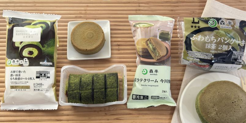 【Lawson New Releases 2026】Super Popular! Tasting Three 'Matcha Fair' Sweets! How Do the 'Mochi-Texture Roll,' 'Fluffy Mochi Pancake,' and 'Imagawayaki' Taste? | Rurubu&more.