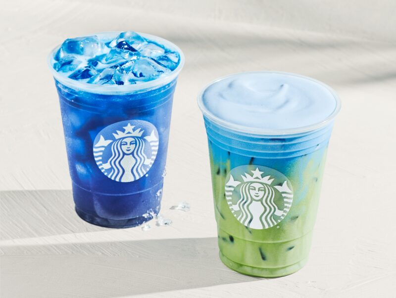 'Blue matcha' debuts in Starbucks' new drink; US-exclusive merchandise also draws attention