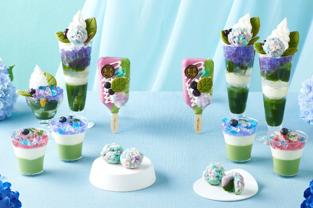 Sweets Evoking Kyoto-Uji's Rainy Season Debut! Itohkyuemon Launches 'Uji Matcha × Hydrangea Festival 2026'