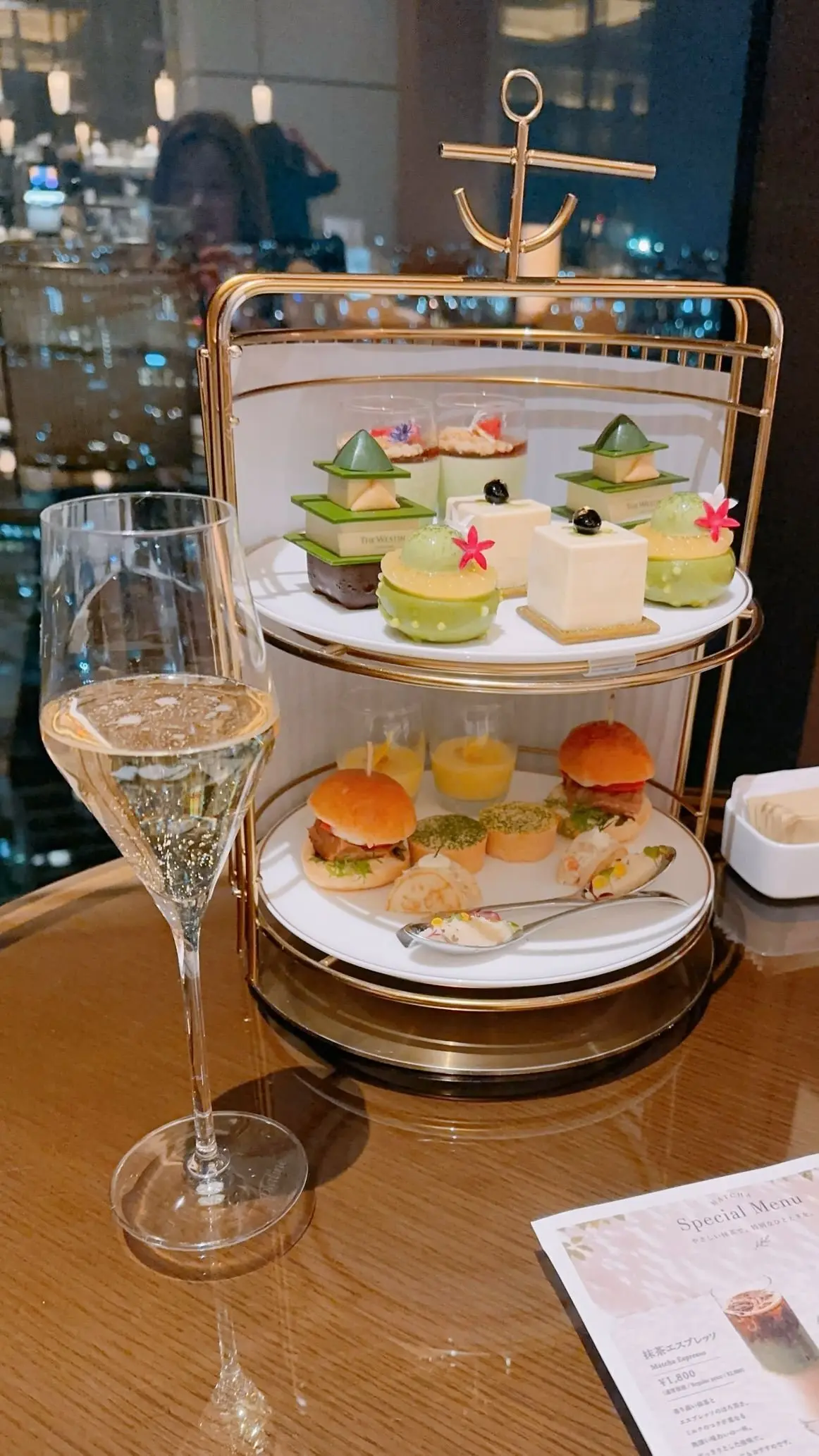 A Matcha Night Afternoon Tea Enjoyed with Fireworks