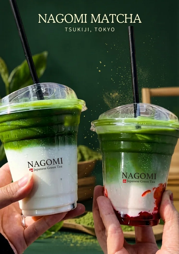 A 'matcha drinking style' unknown to Japanese arrives in Tsukiji. Authentic matcha latte that sold 300 cups a day overseas is now experienceable in Japan for the first time.